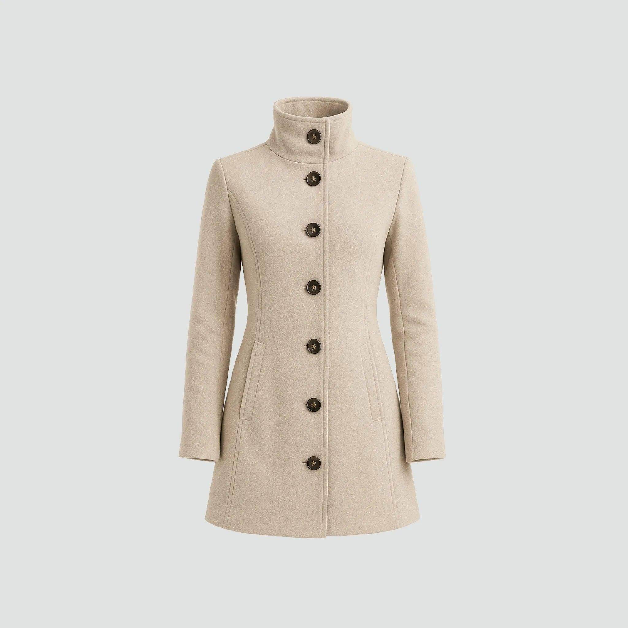 Sobretudo Feminino de Lã Casaco de Frio Elysia Coat - Zarai