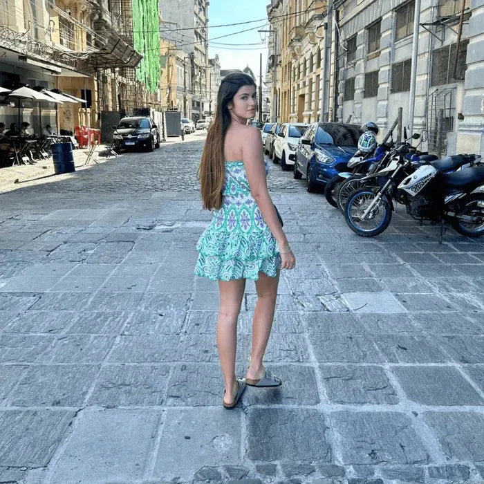 Vestido Caribe Floral Feminino