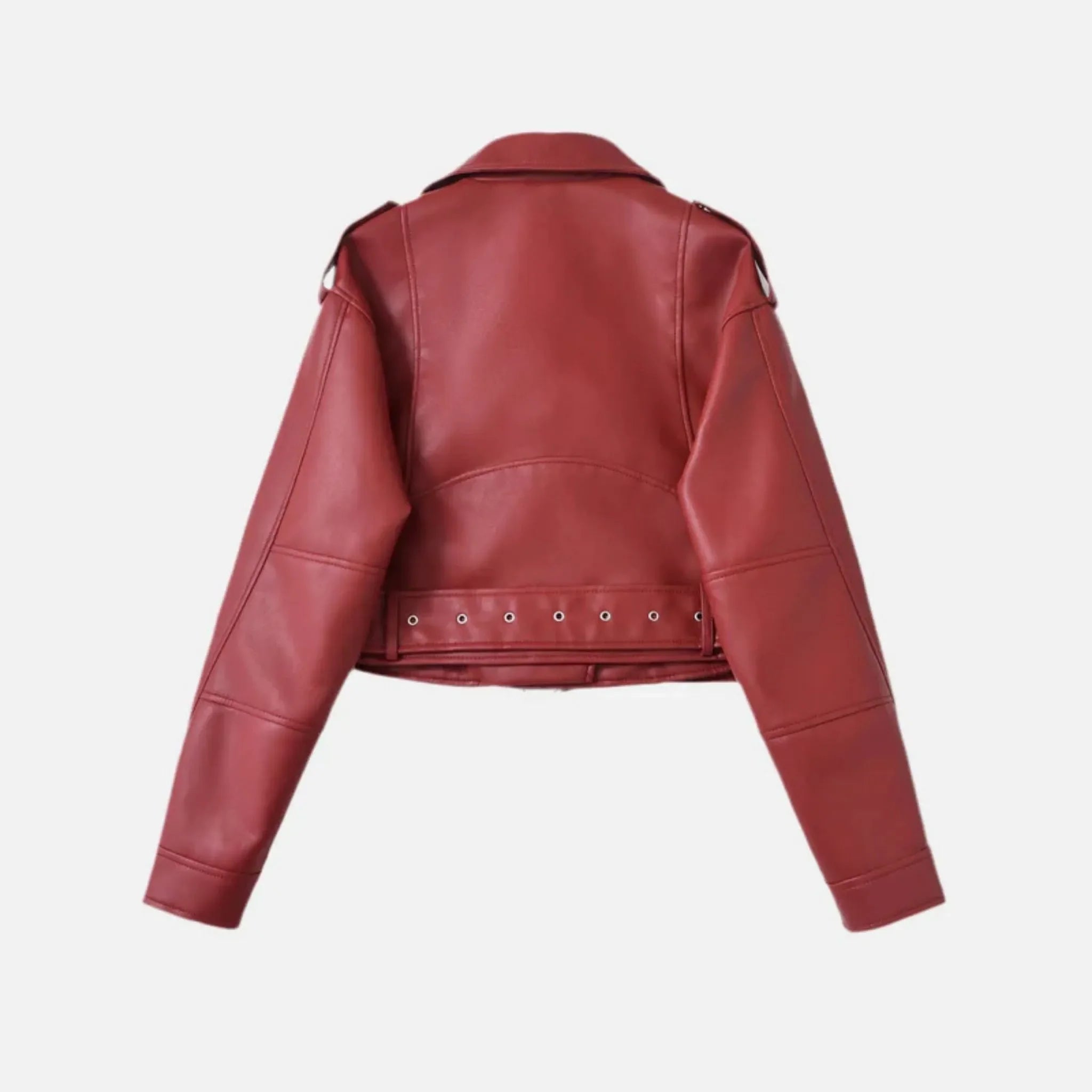 Jaqueta Noir Luxe — Elegância Atemporal em Couro Sintético Premium