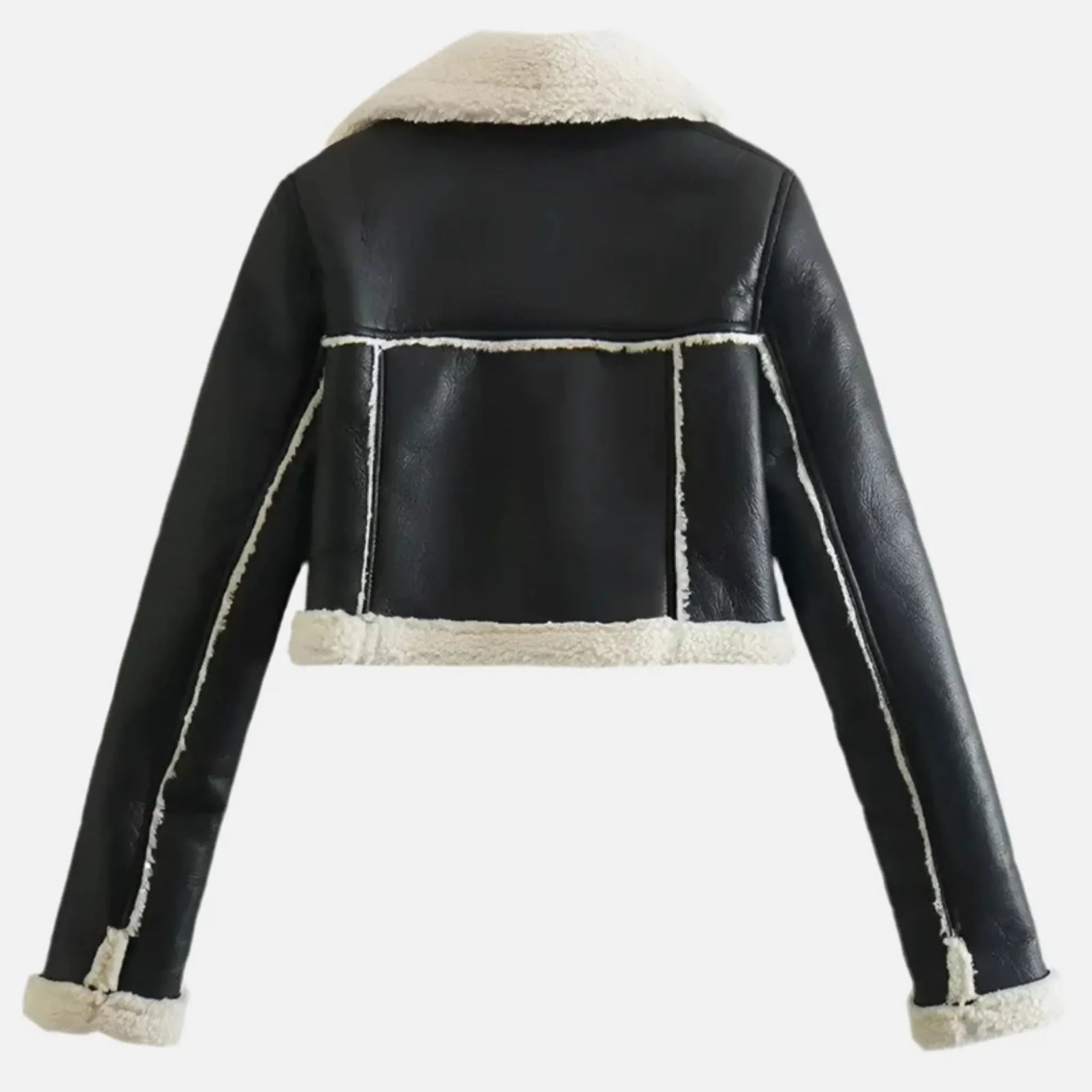 Jaqueta Soft Melina - Couro Em Lã Premium Forrado Feminino