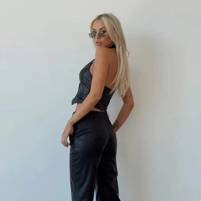 Cropped Couro Arcane Feminino