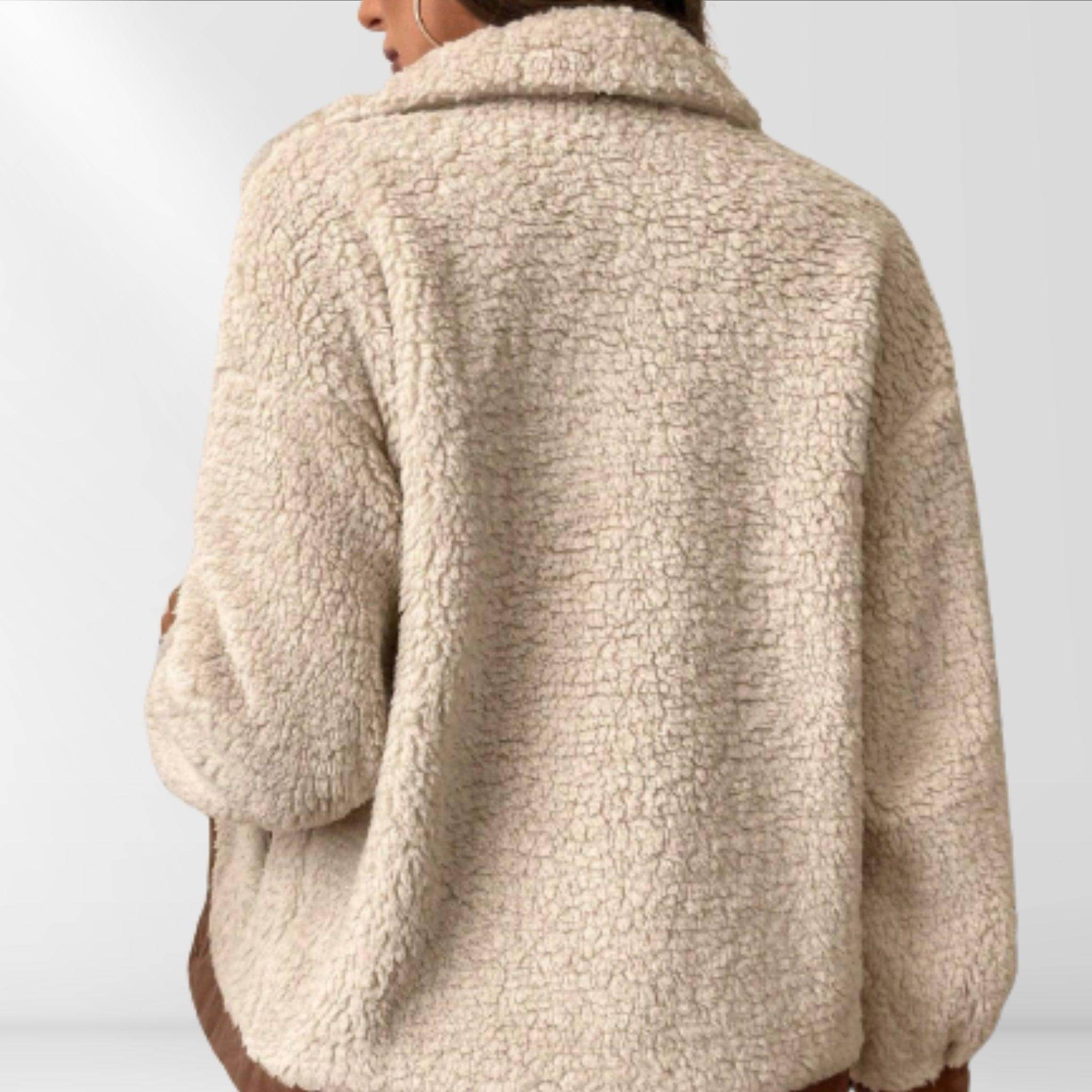 Casaco de Lã de Cordeiro Feminino Aurora Coat - Zarai