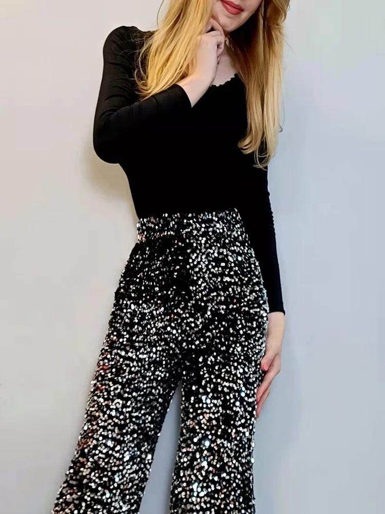 Calça Paetê Feminina Amelia - Zarai