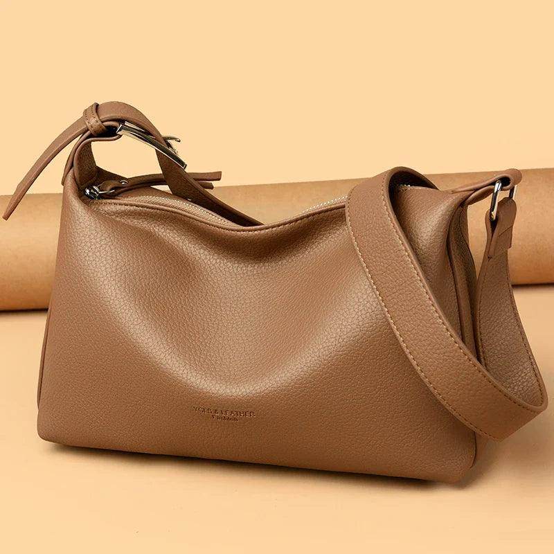 Bolsa Transversal Couro Feminino Elegance - Zarai