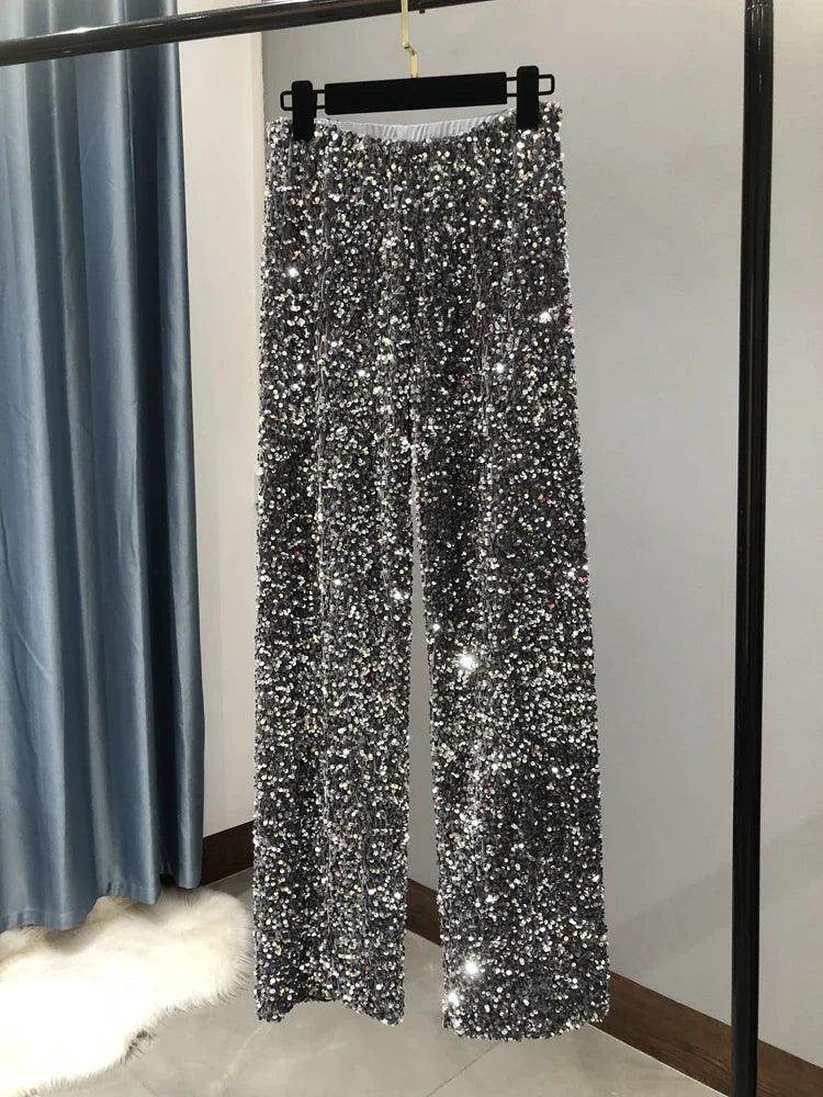 Calça Paetê Feminina Amelia - Zarai