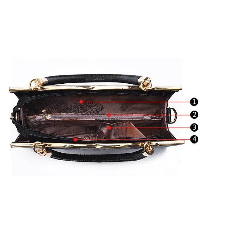 Bolsa de Couro Feminina Charme - Zarai