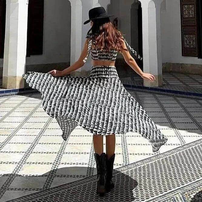 Conjunto Feminino Preto e Branco Amour Noir - Zarai