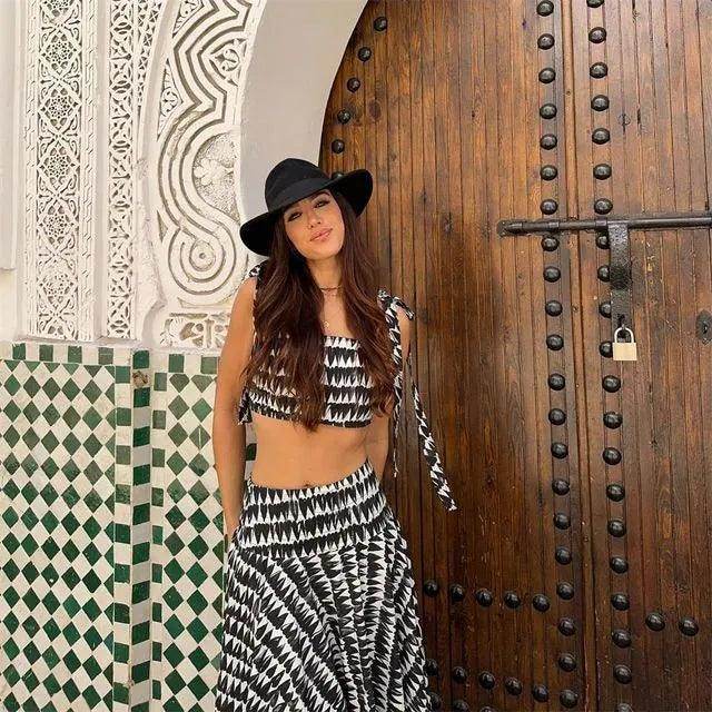 Conjunto Feminino Preto e Branco Amour Noir - Zarai