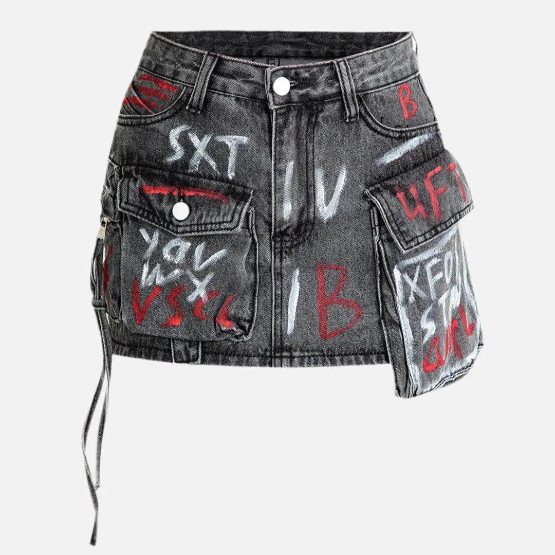 Saia Jeans Kospy Feminina - Zarai