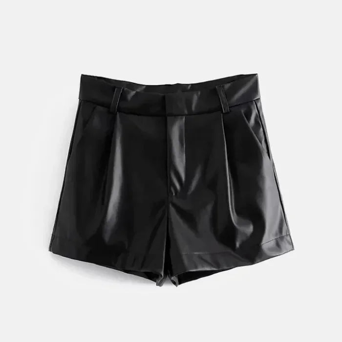 Short Mel De Couro Feminino