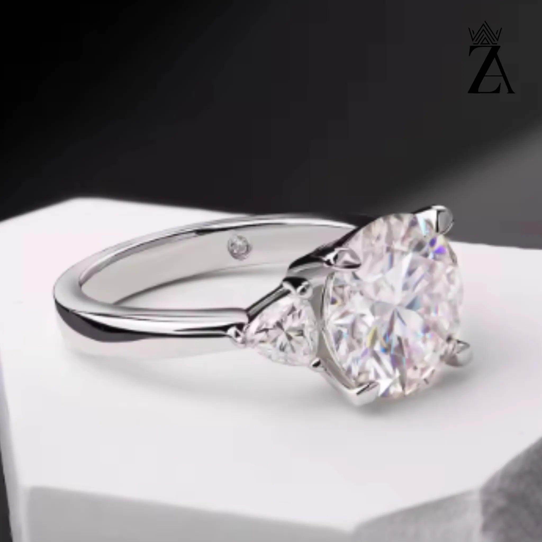 Anel Feminino Luna Prata 925 - Zarai