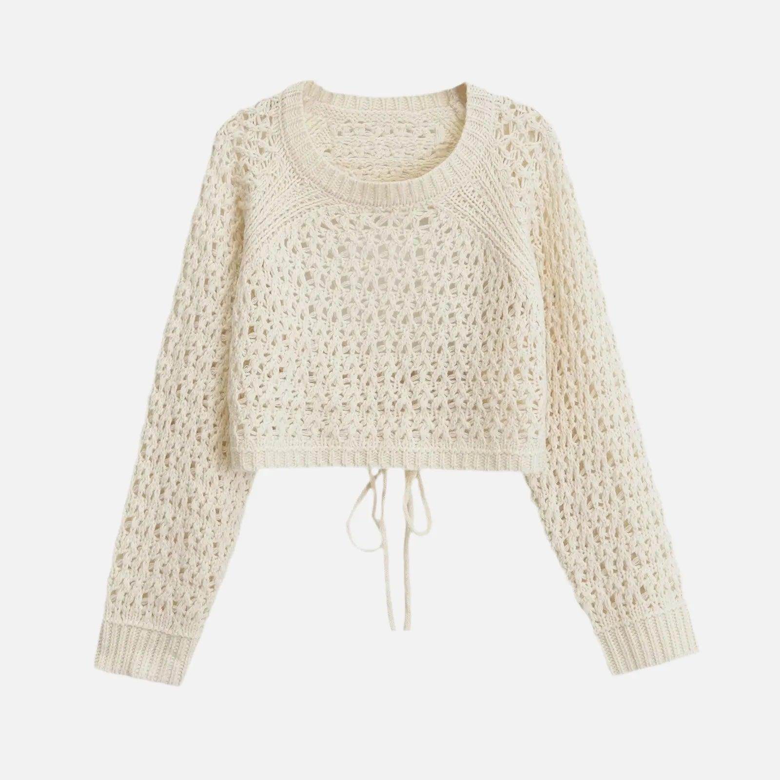 Suéter Cropped Feminino Tricô Vinccy - Zarai