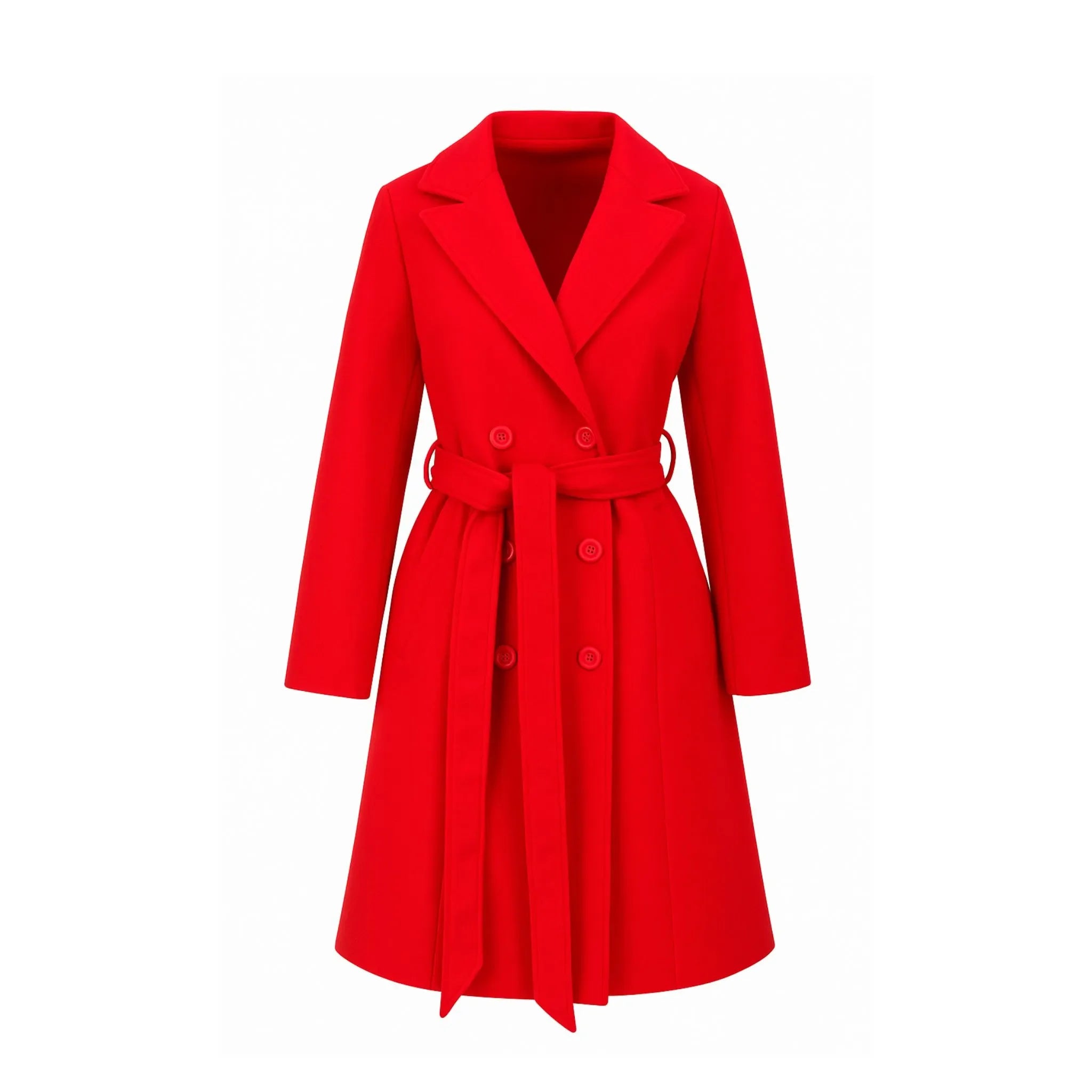 Sobretudo Feminino Gracia com Gola Removível – Estilo Europeu, Forrado e Elegante