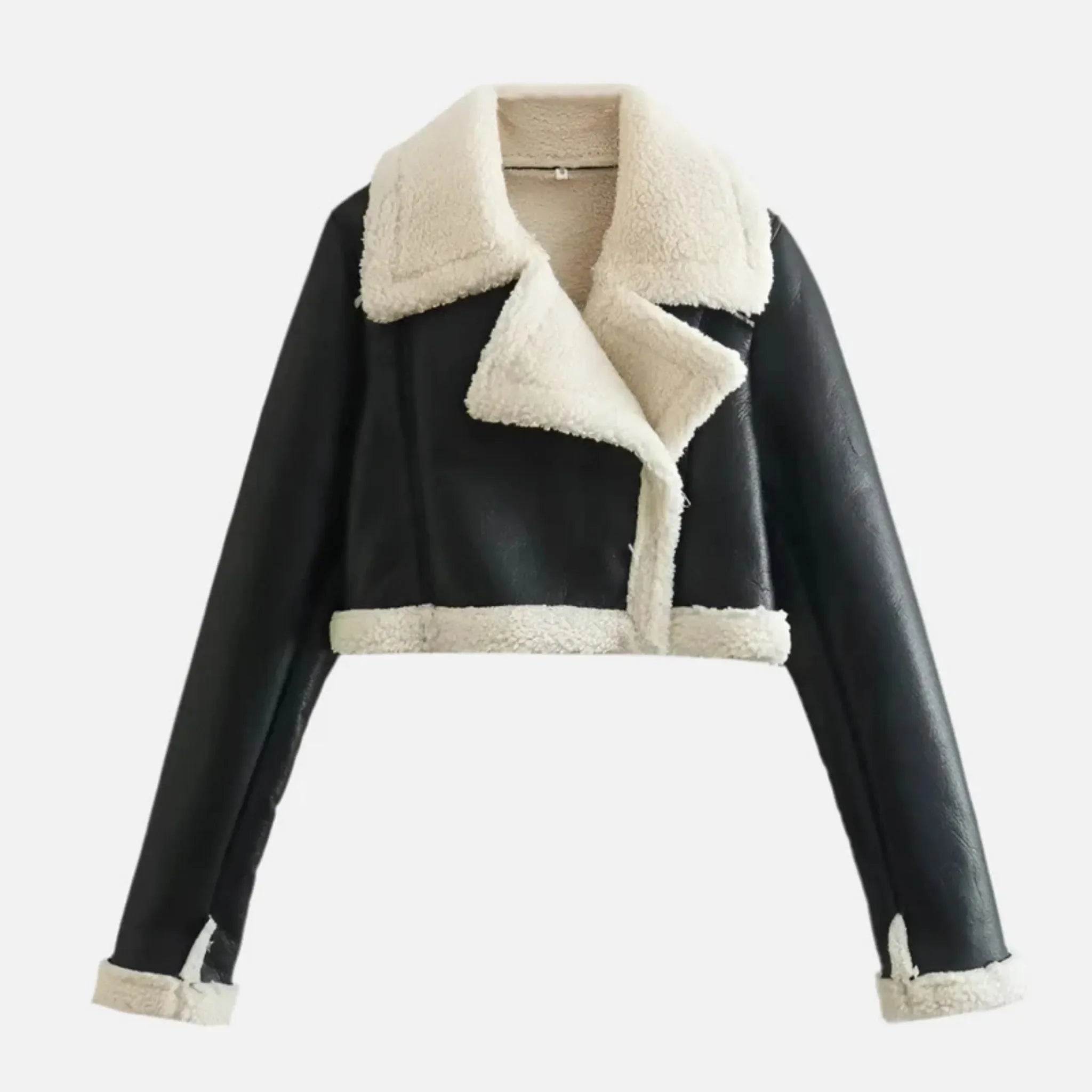 Jaqueta Soft Melina - Couro Em Lã Premium Forrado Feminino
