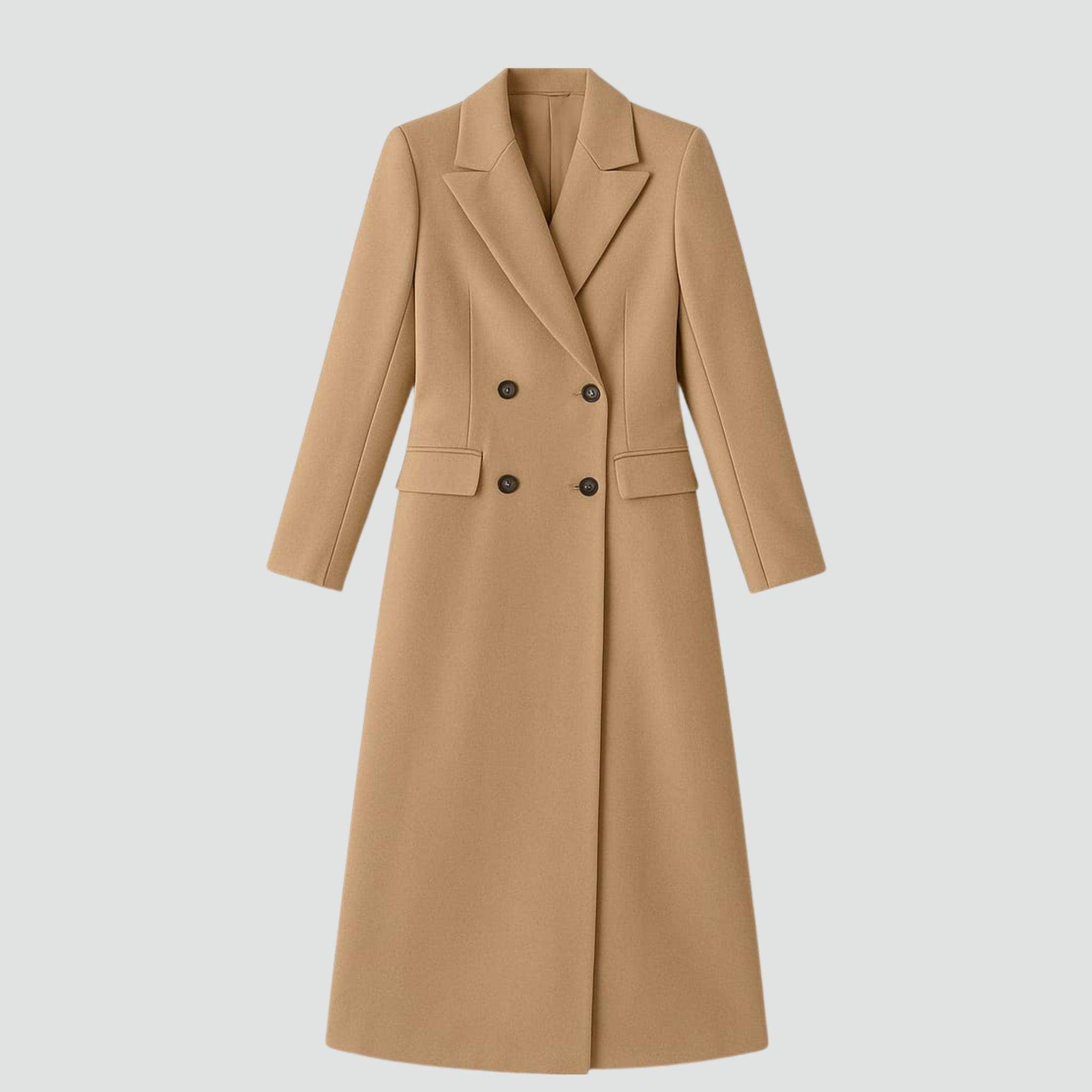 Sobretudo de Lã Sofisticato Feminino - Zarai