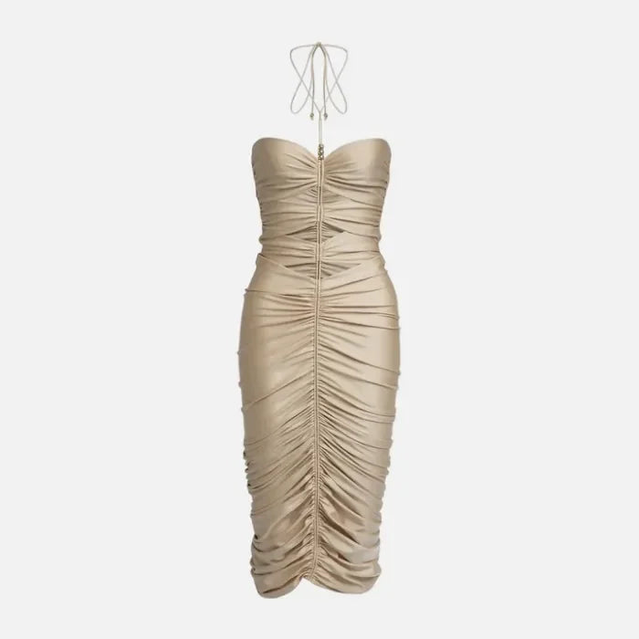 Vestido Malha Contour Feminino