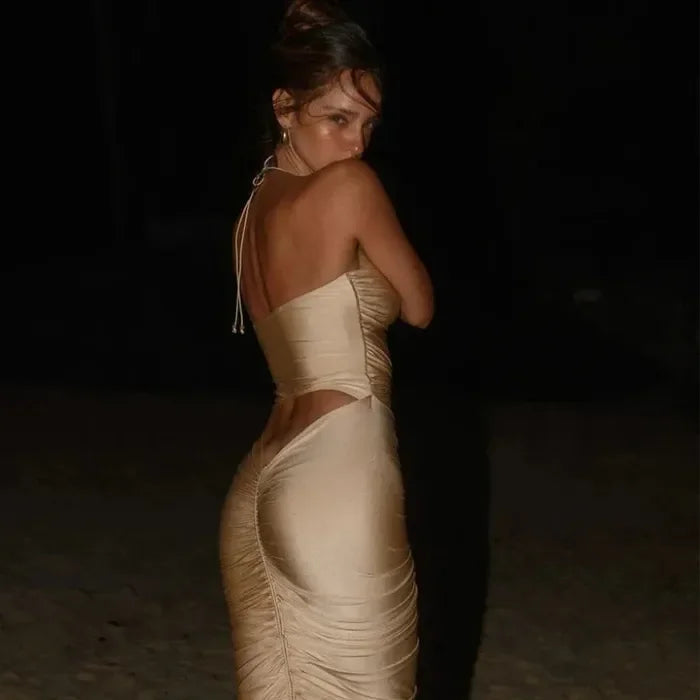 Vestido Malha Contour Feminino