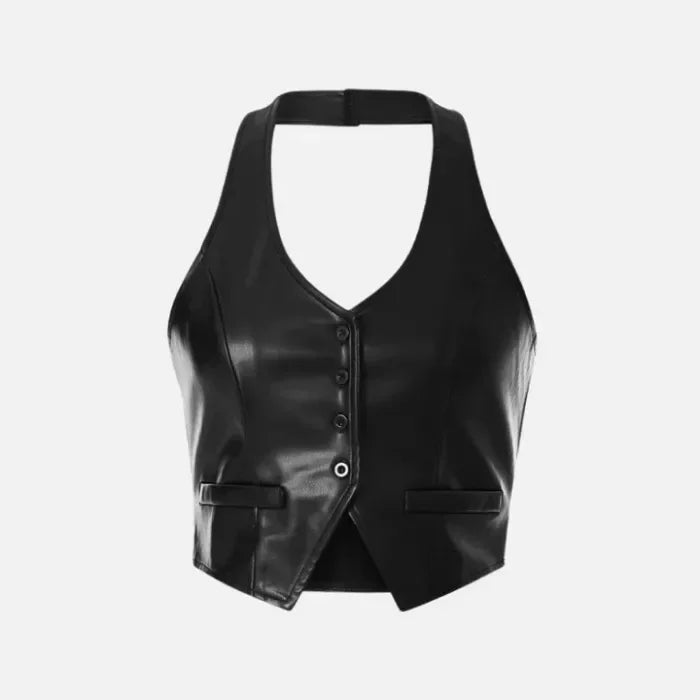 Cropped Couro Arcane Feminino