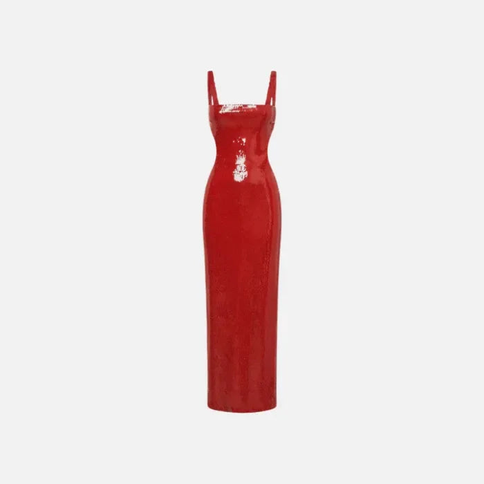Vestido Noite Imperial Paetê Feminino
