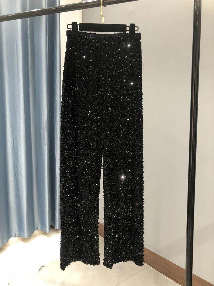 Calça Paetê Feminina Amelia - Zarai