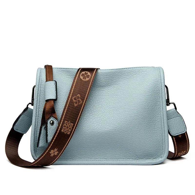 Bolsa Feminina Transversal de Couro Infinity - Zarai