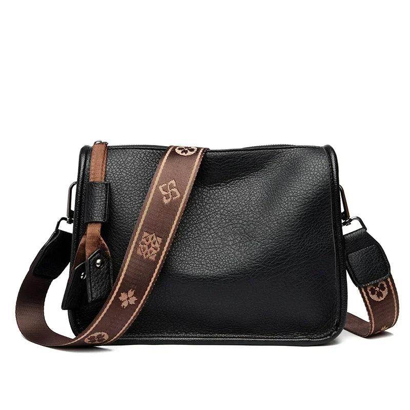 Bolsa Feminina Transversal de Couro Infinity - Zarai
